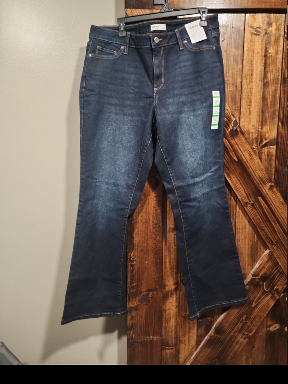Sonoma Dark Blue Bootcut Jeans